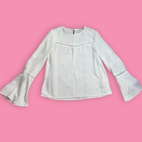 Rebecca Minkoff‎ White Bohemian Blouse - Picture 1 of 4